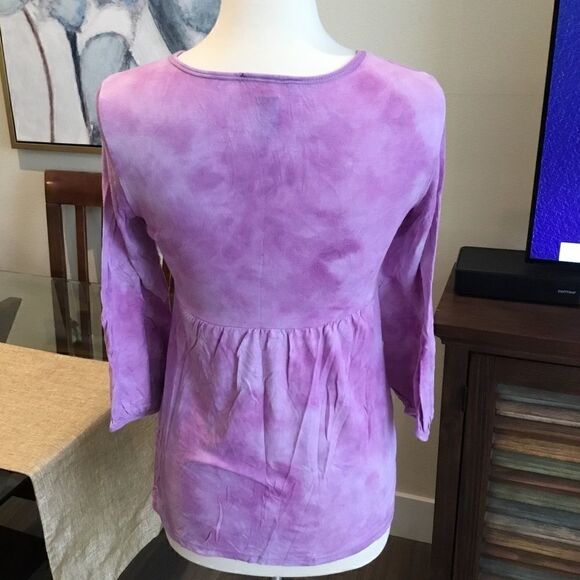 INCāBATIKĀ LILAāPURPLEāBLOUSEāSIZEāMEDIUM - Picture 3 of 7